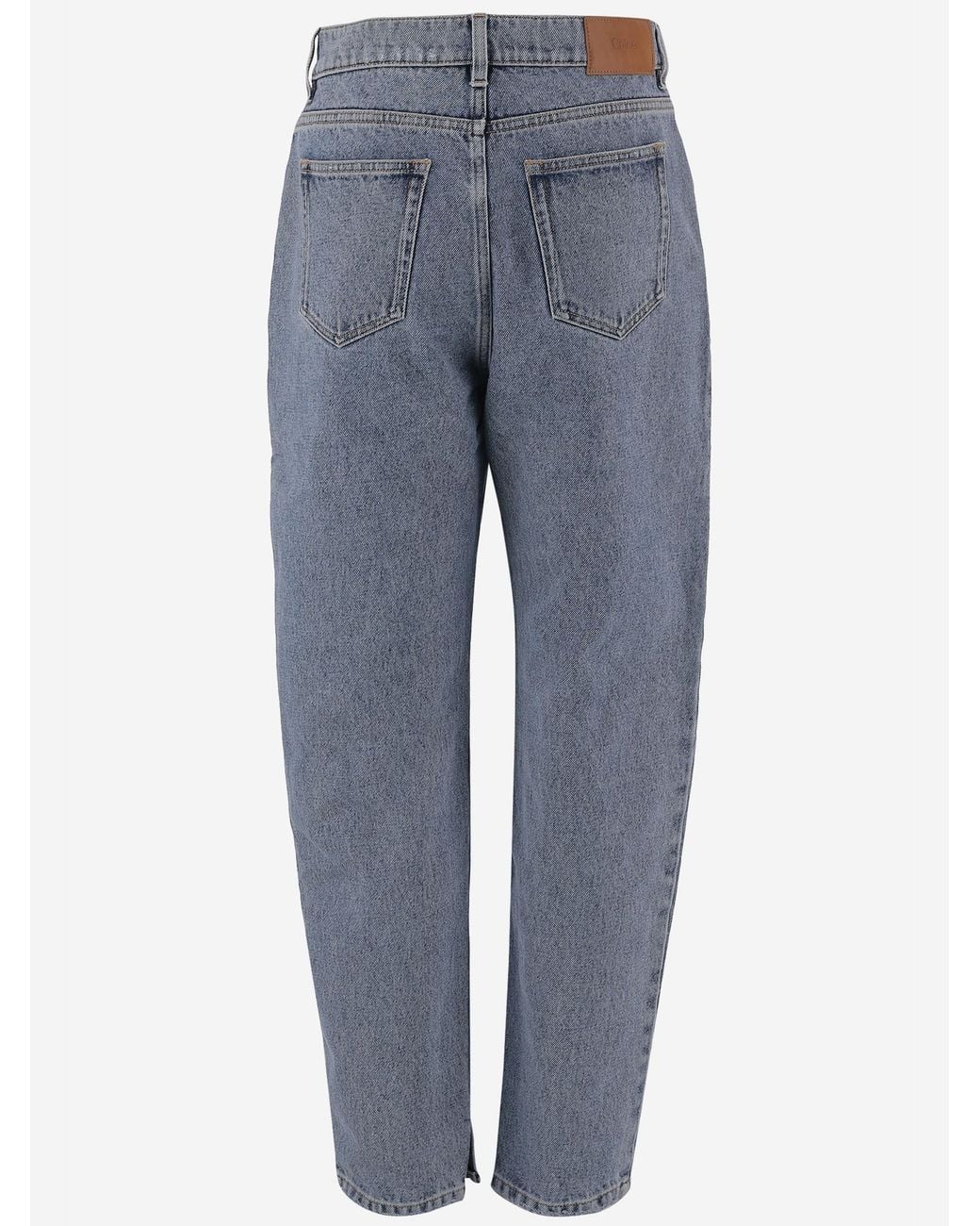Chloé Blue Cotton Jeans