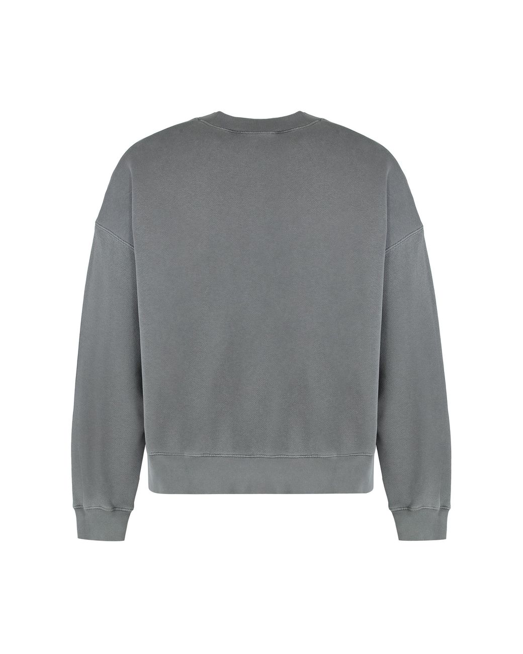 Palm Angels Gray Cotton Sweatshirt With Logo Sweatshirts for men