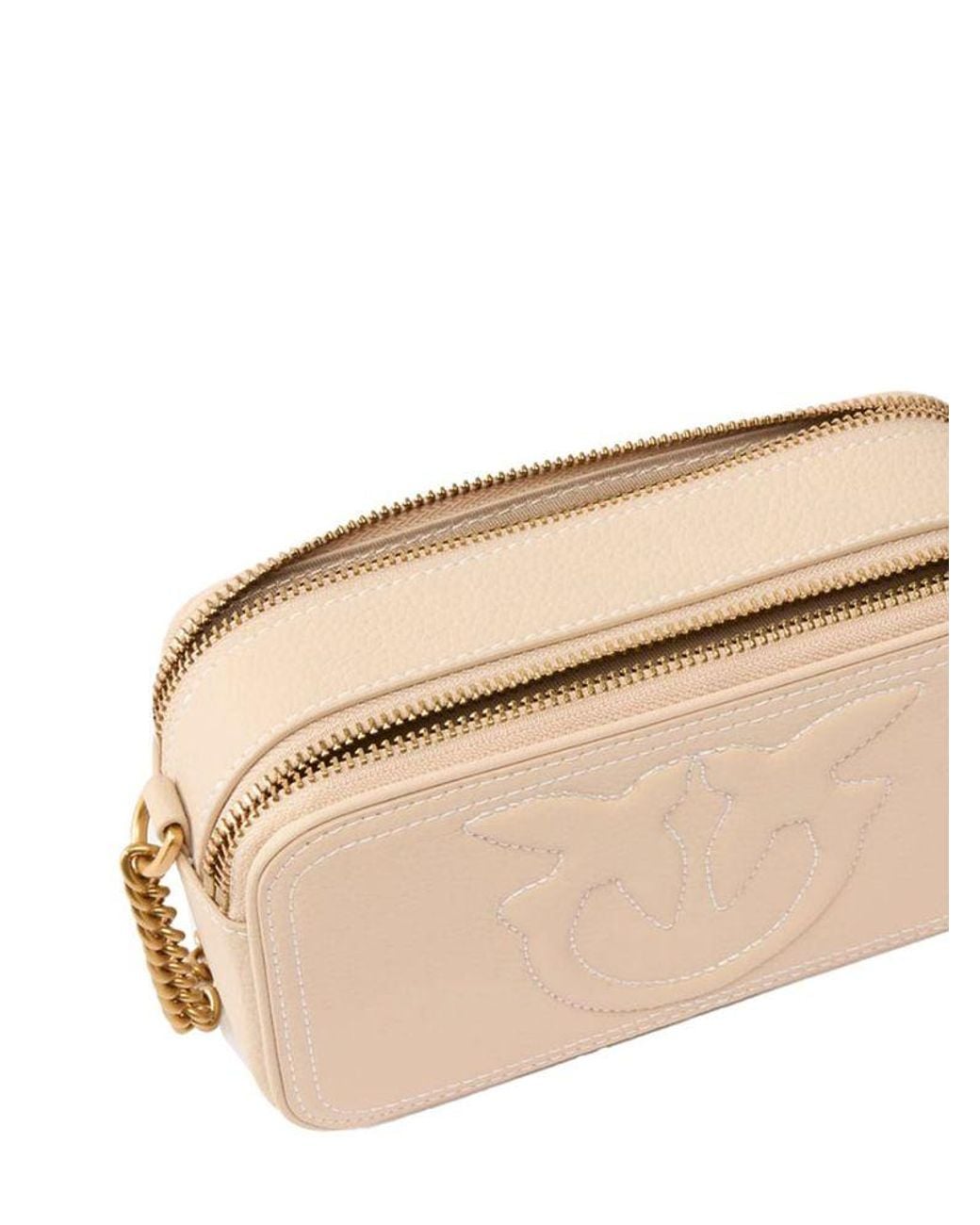 Pinko Natural Crossbody Bag Sheep Leather Crossbody-Bags