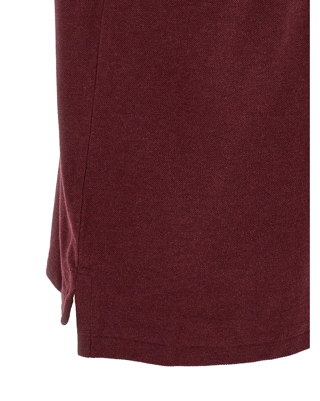 Polo Ralph Lauren Red Cotton Piqué Polo for men