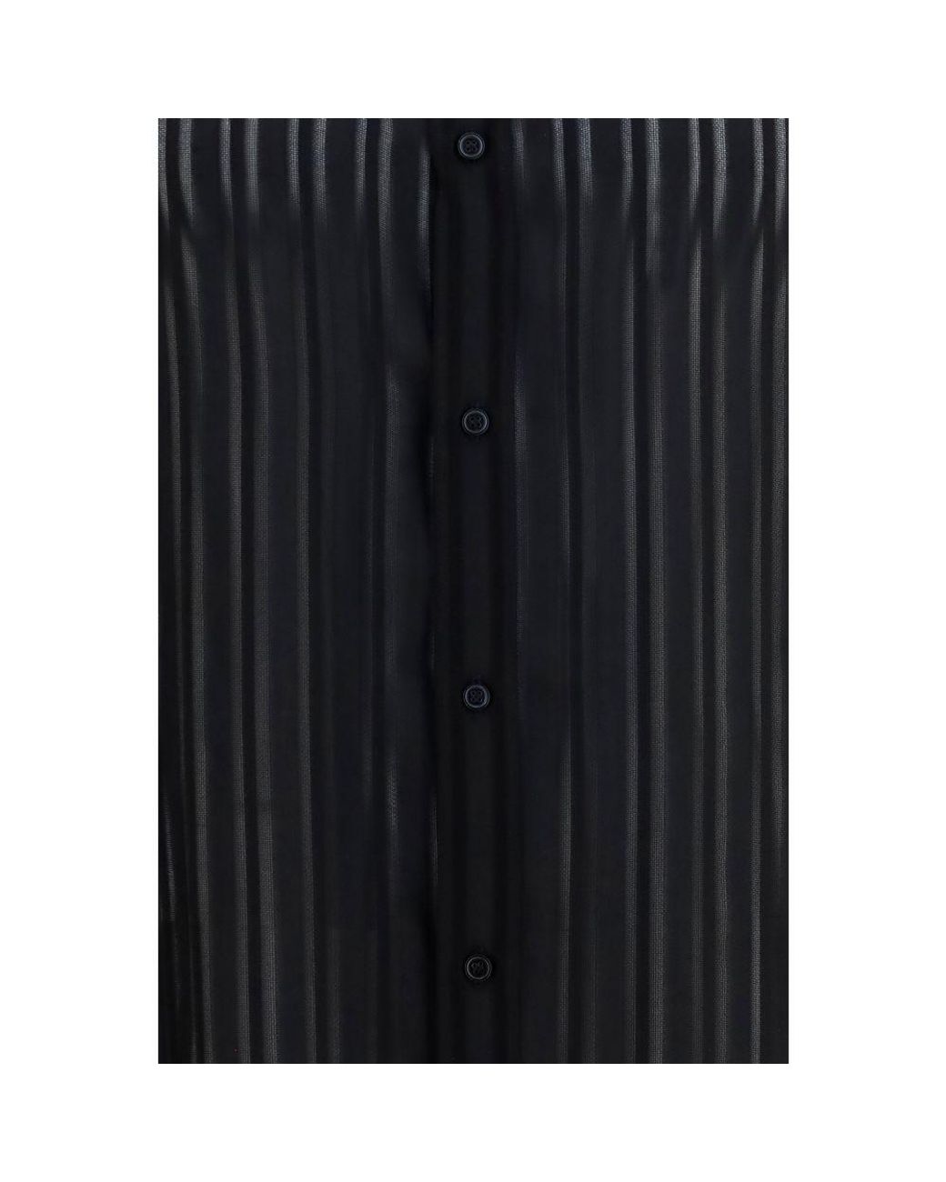 Gucci Blue Black Silk Dress Shirt for men