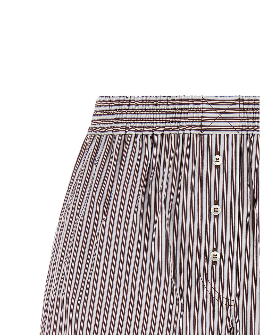 Brunello Cucinelli Red Cotton Bermuda Shorts