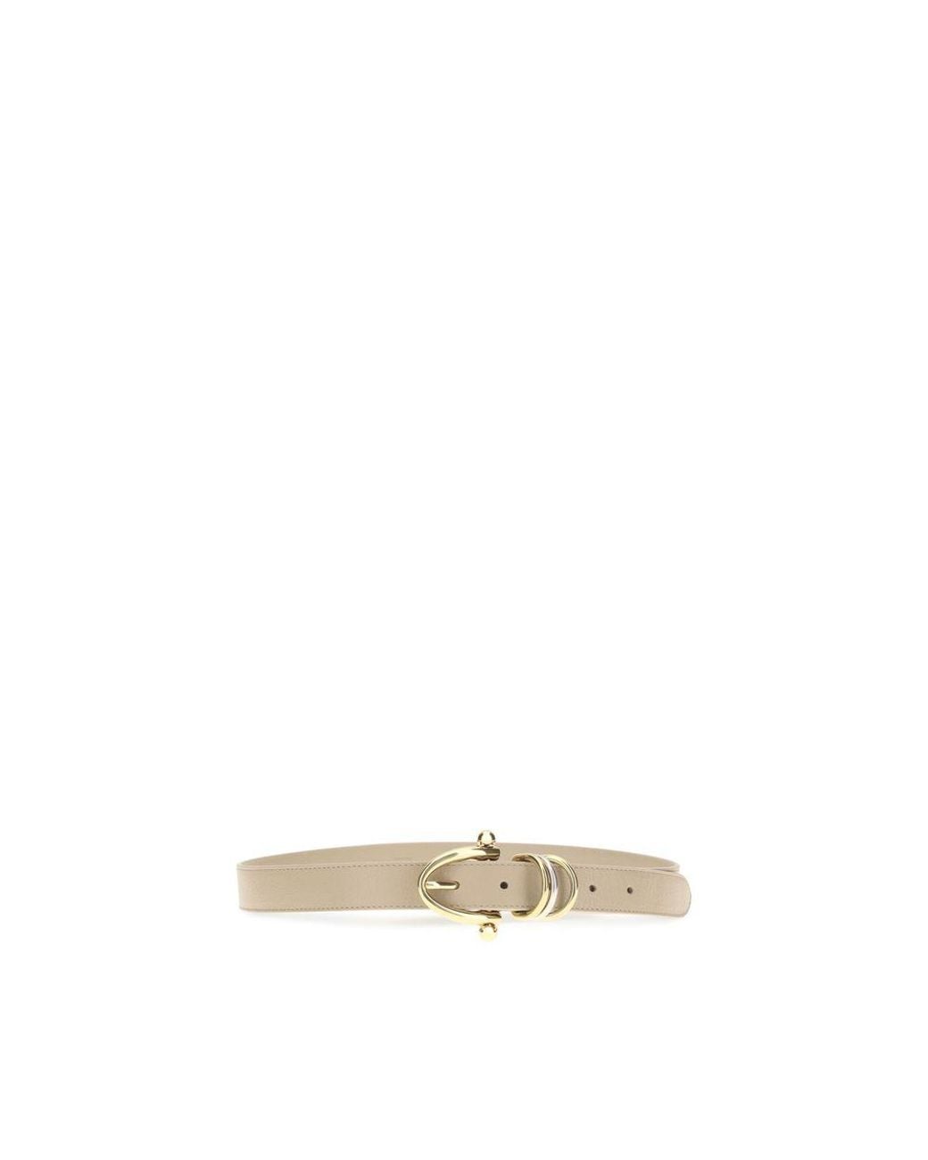 Chloé Natural Beige Calf Leather Bos Taurus Regular Belt