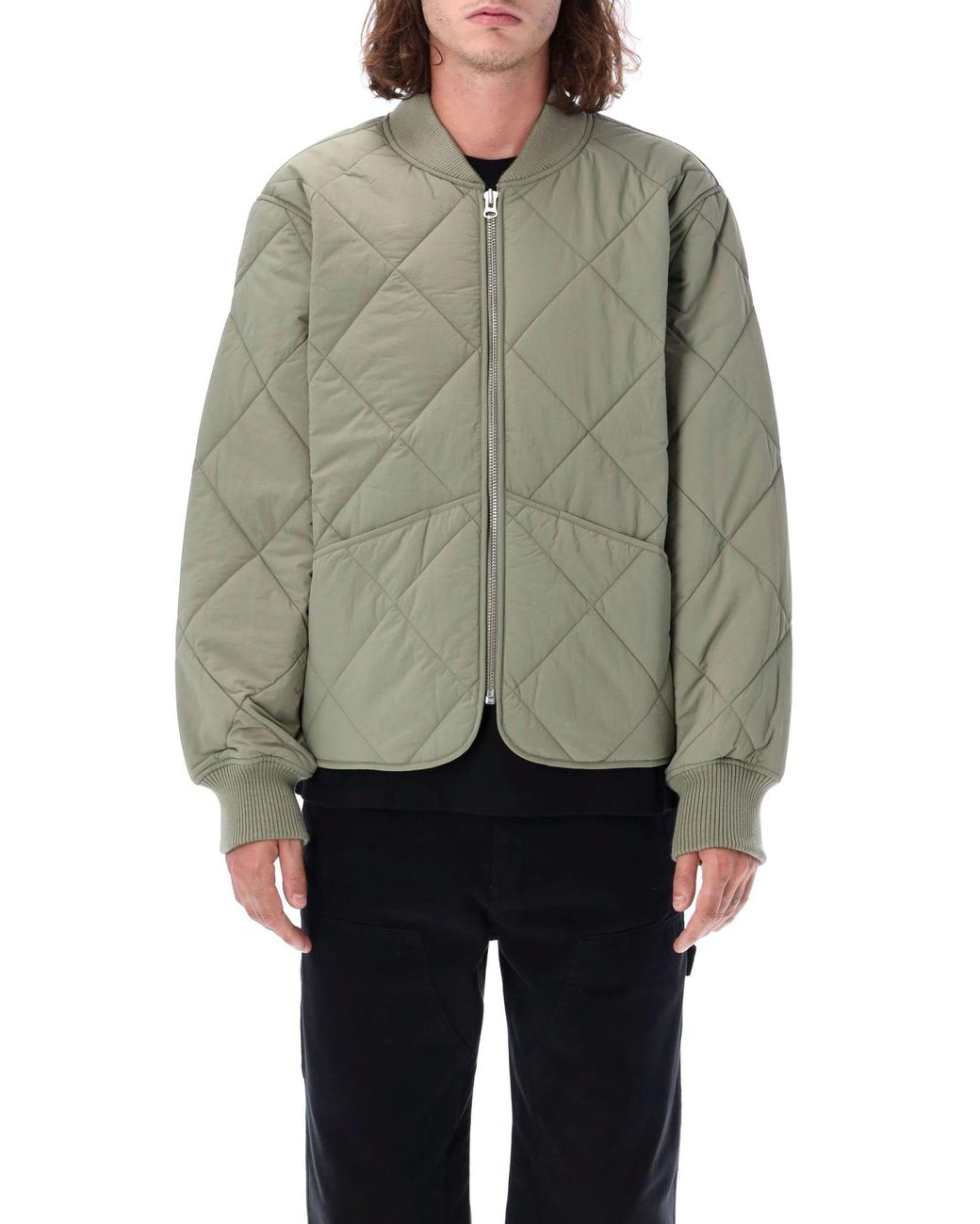 STUSSY DICE QUILTED LINER JACKET