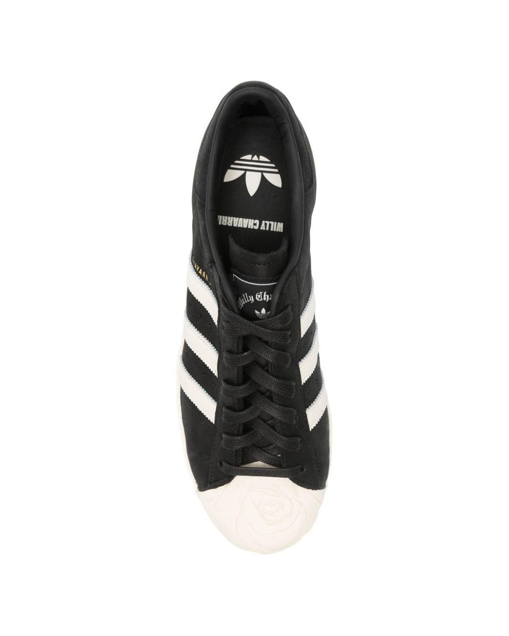 ADIDAS X WILLY CHAVARRIA Black Superstar Sneakers