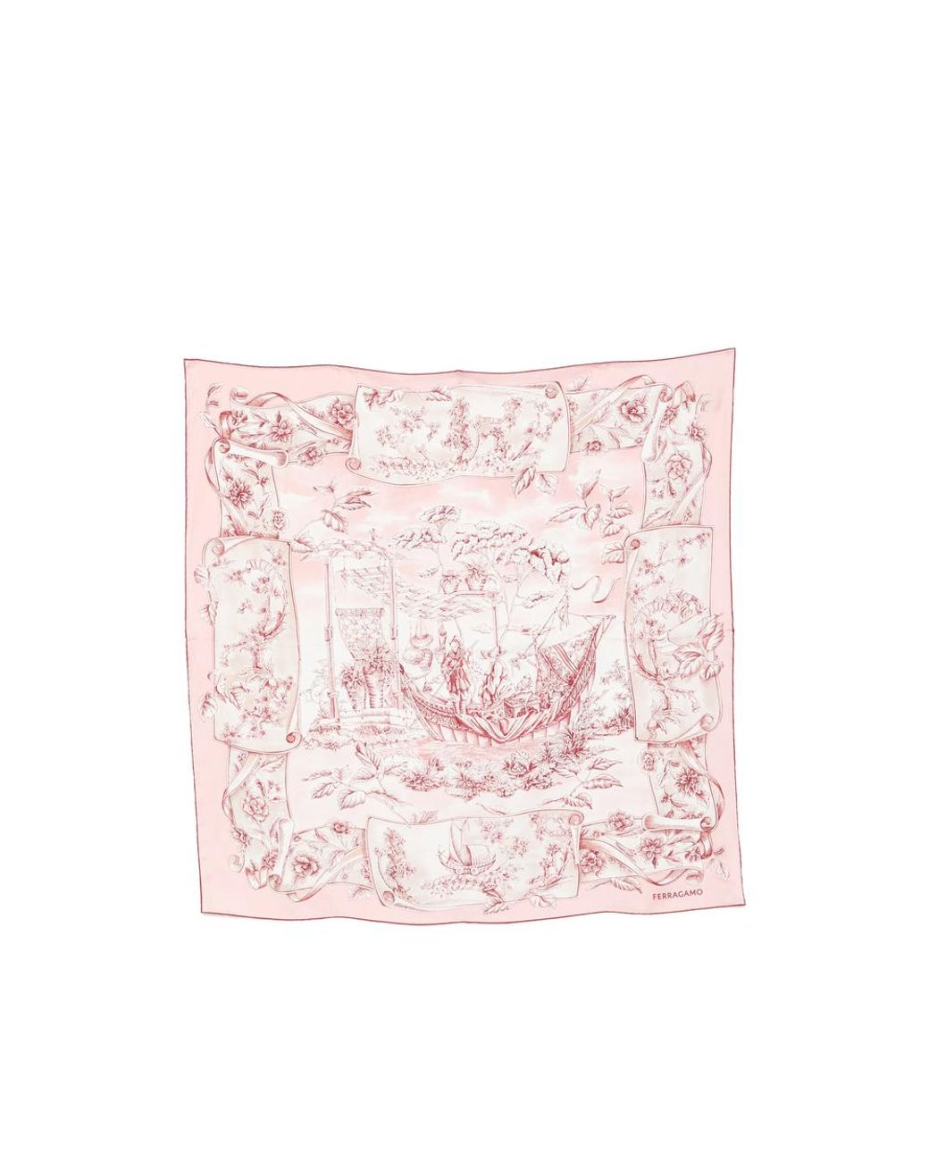 Ferragamo Pink Scarves
