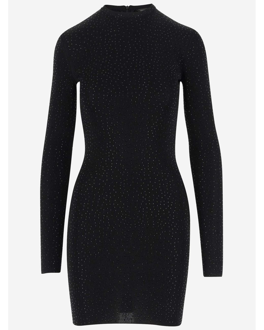 Balenciaga Black Stretch Viscose Dress