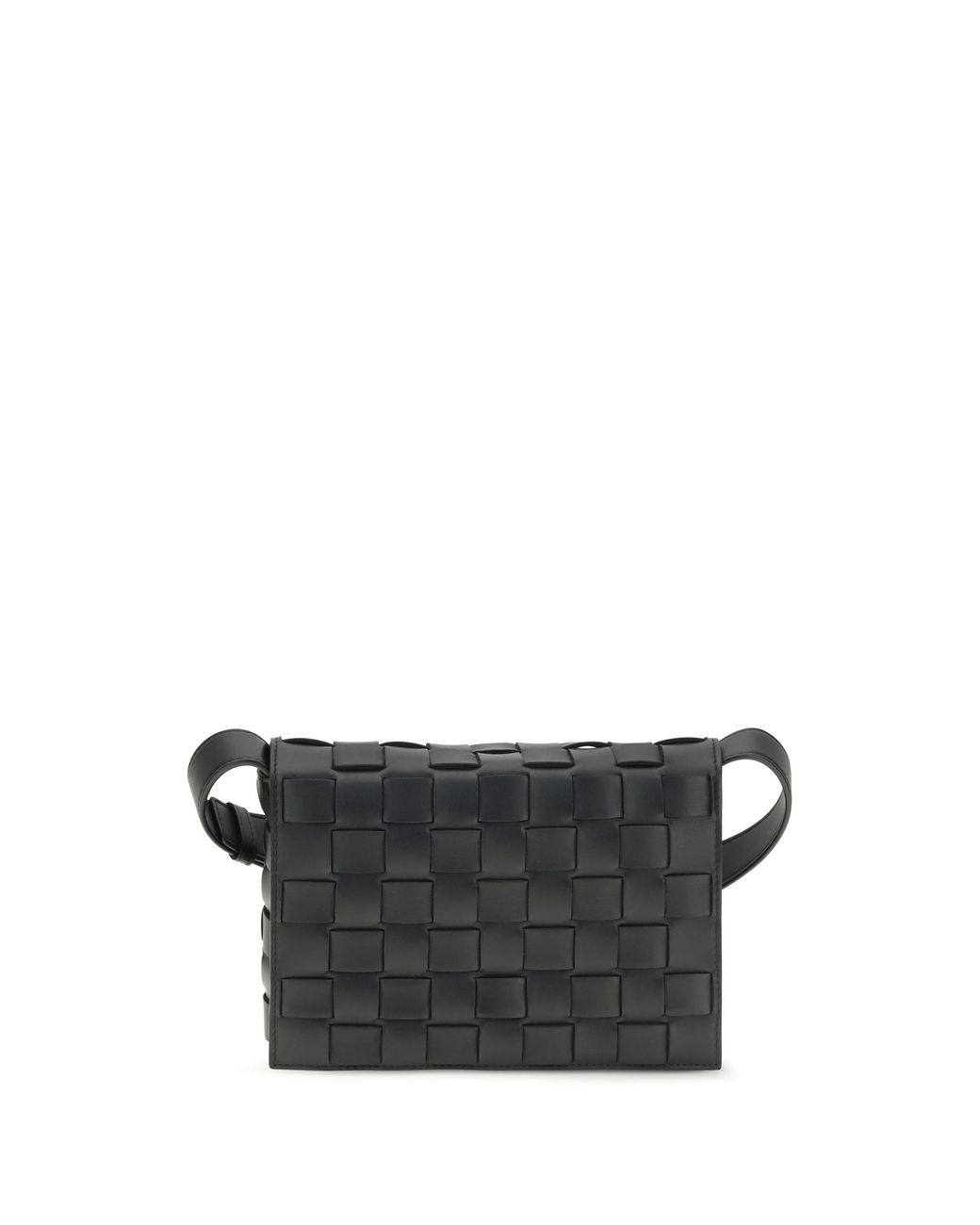 Bottega Veneta Gray Messenger Crossbody Bag Orto- Calf Leather Shoulder for men