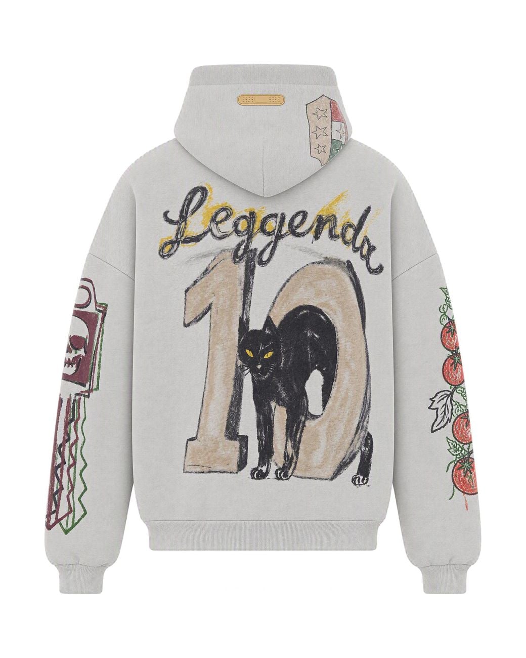 PDF Gray Sweatshirt Mi Pirate Melange Cotton Sweater for men
