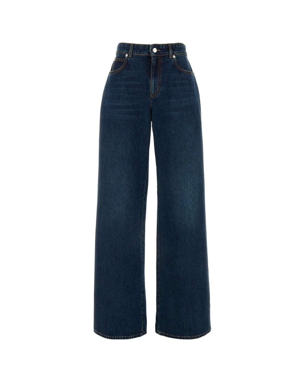 McQueen Blue Denim Trousers*3
