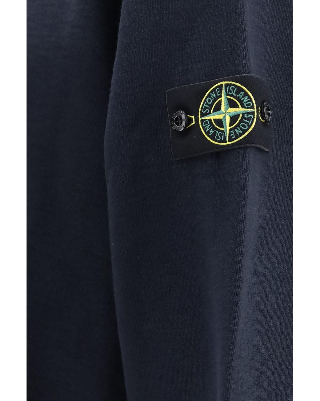 Stone Island Blue 6100054 Tubular Cotton Sweatshirt Cotton; Elastane T-Shirts And Polos for men