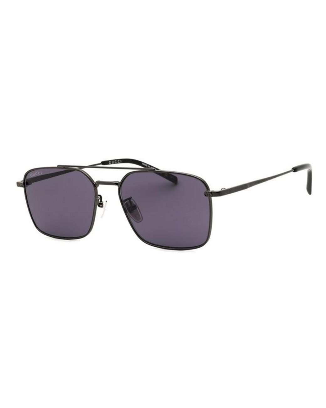 Gucci Metallic Frame And Lens Sunglasses for men