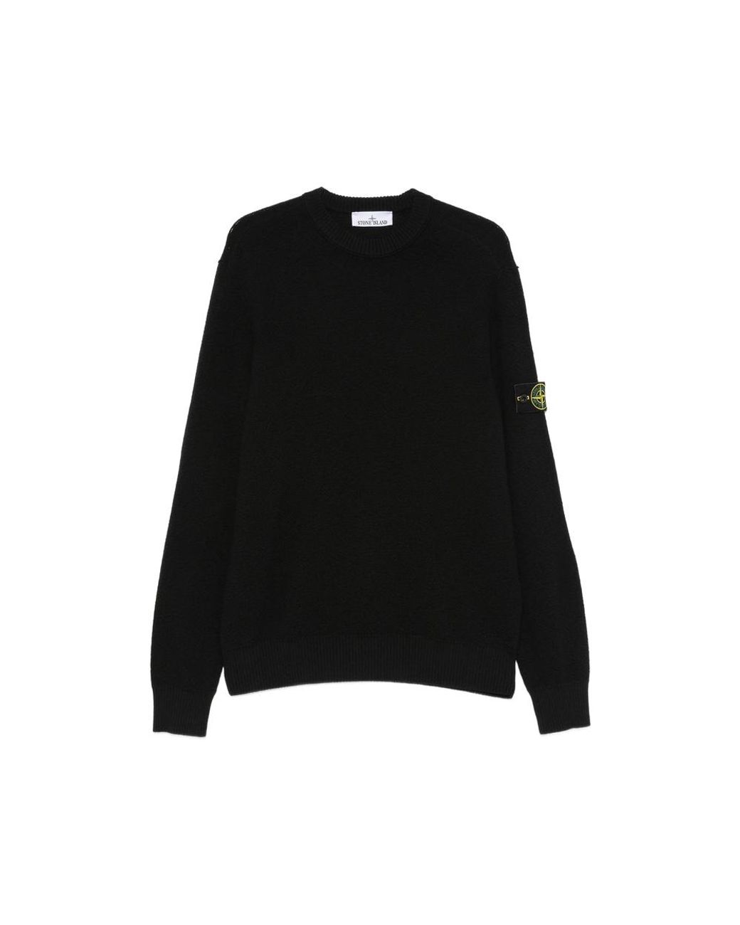 Stone Island Black Inspired Crewneck Sweater For for men