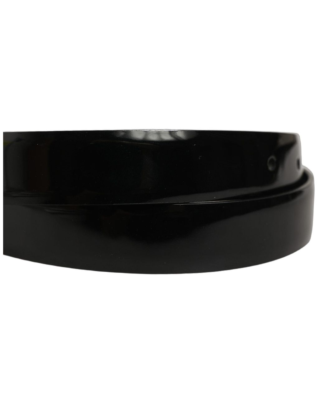 Dolce & Gabbana Black Classic Leather Tone Buckle Belt for men
