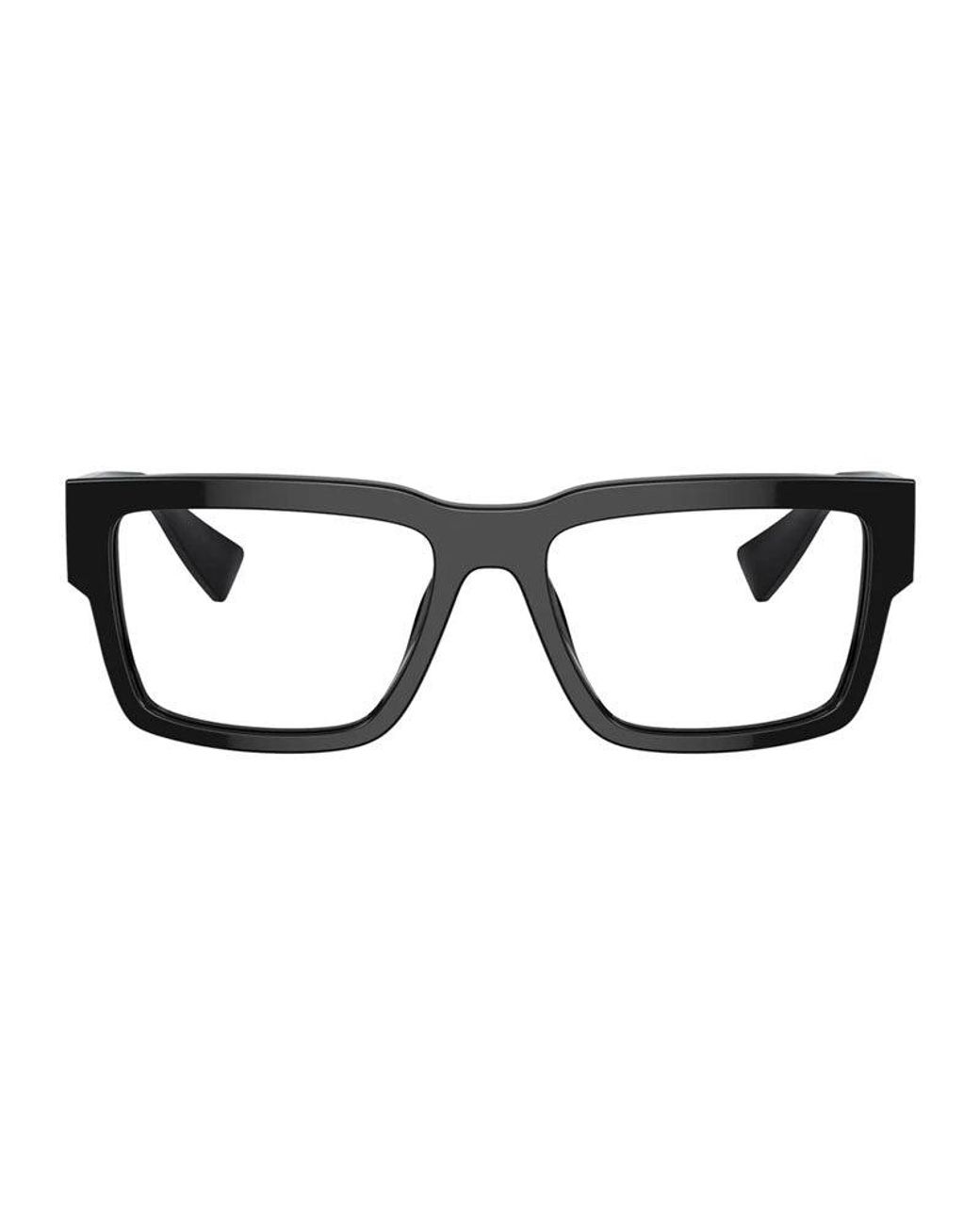Miu Miu Black Eyeglasses Rectangle Full Rim, Frame And Clear Demo Lenses Lens Mu02Xv1Ab1O1 Sunglasses