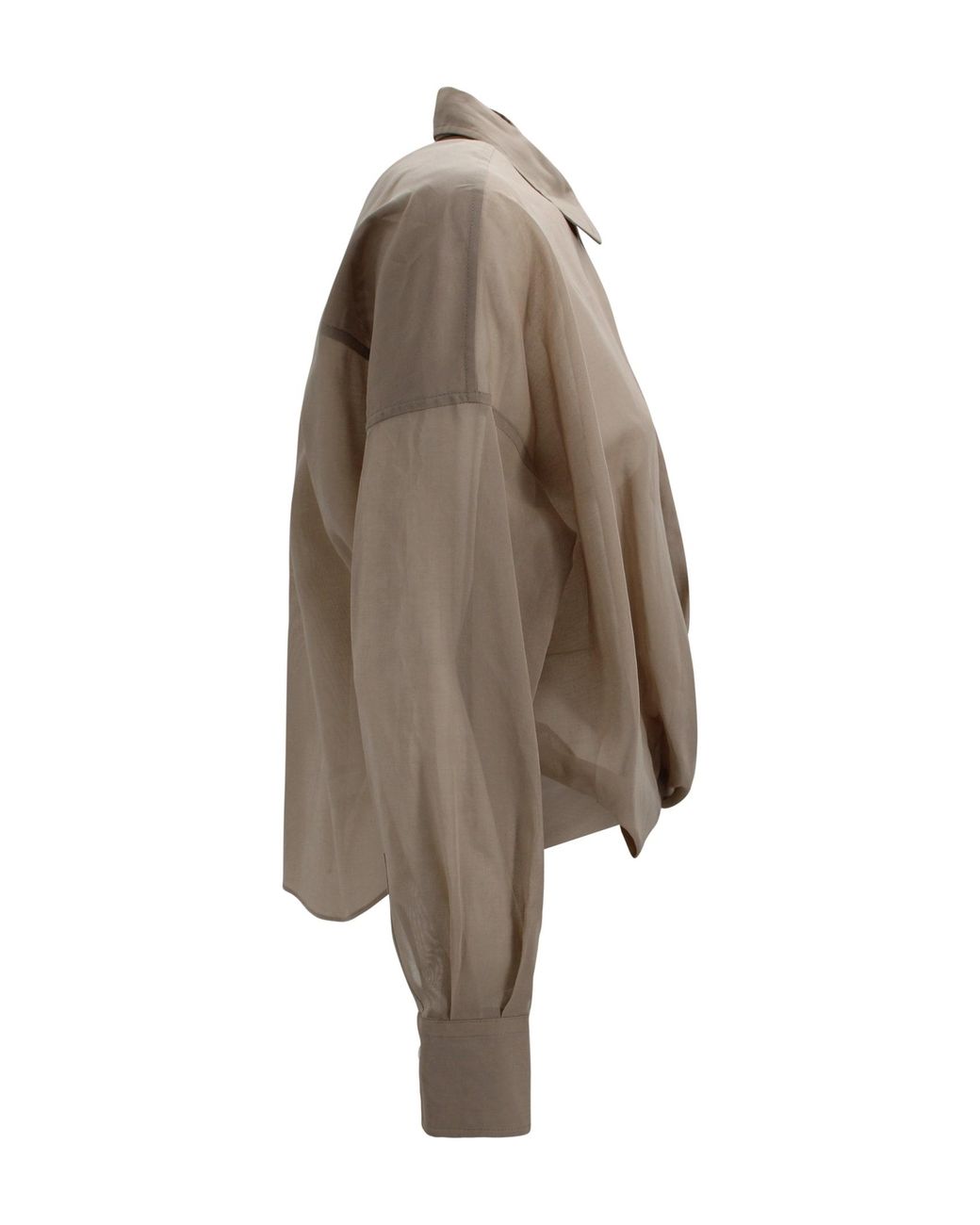 Brunello Cucinelli Brown Shirts Silk