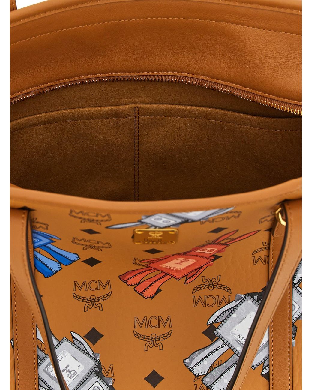 MCM Brown Medium Toni Shopping Bag
