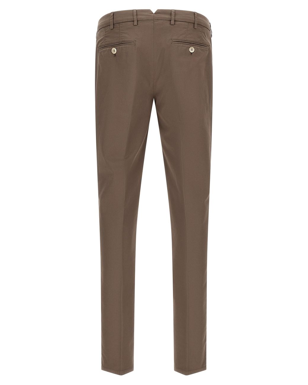 Brunello Cucinelli Gray Cotton Casual Pants for men