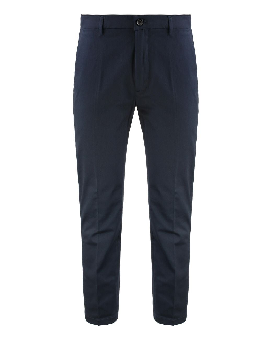 Department 5 Blue Chino Pants Prince Cotton Chinos for men
