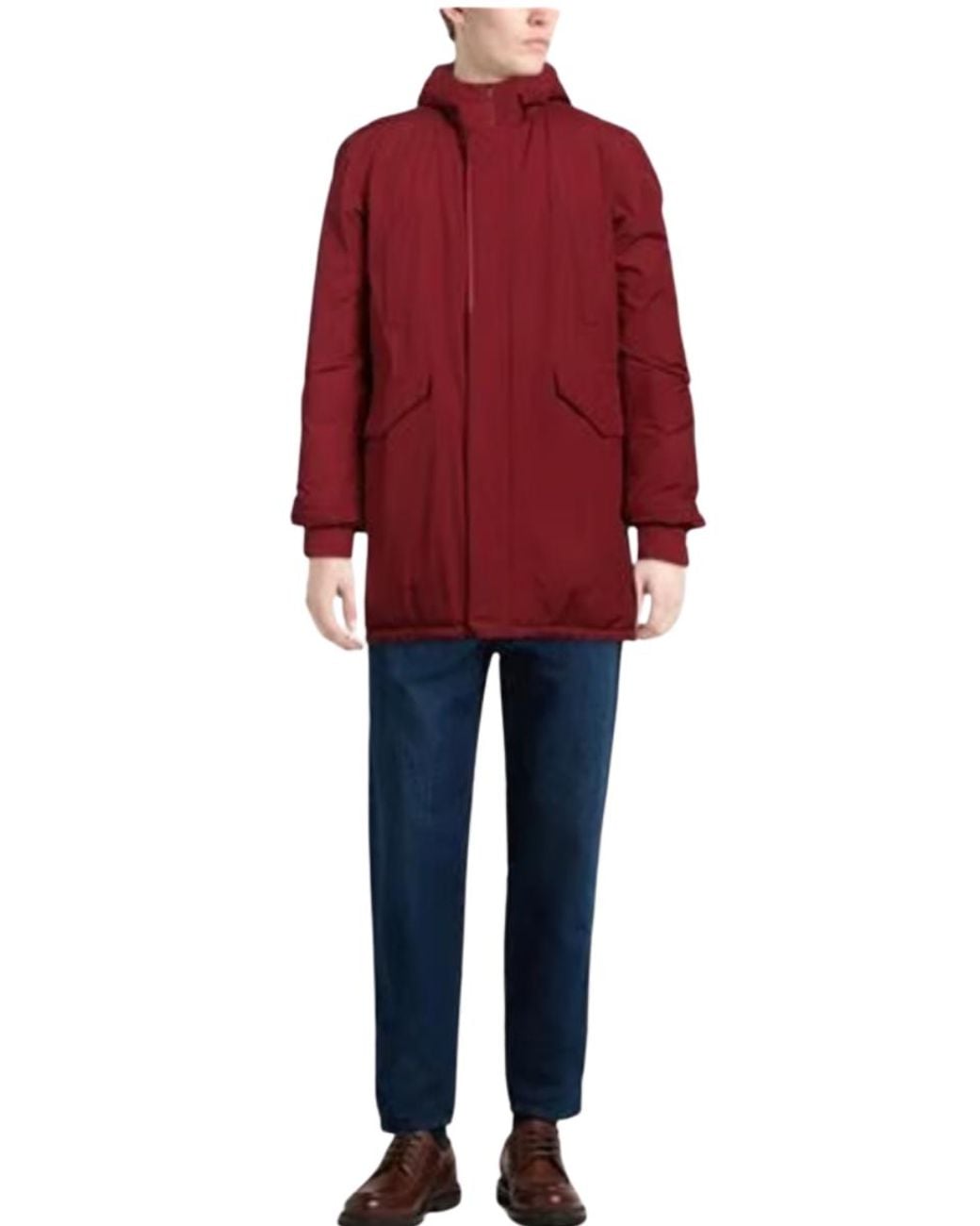 Herno Red Puffer Jacket Bright Clothing for men