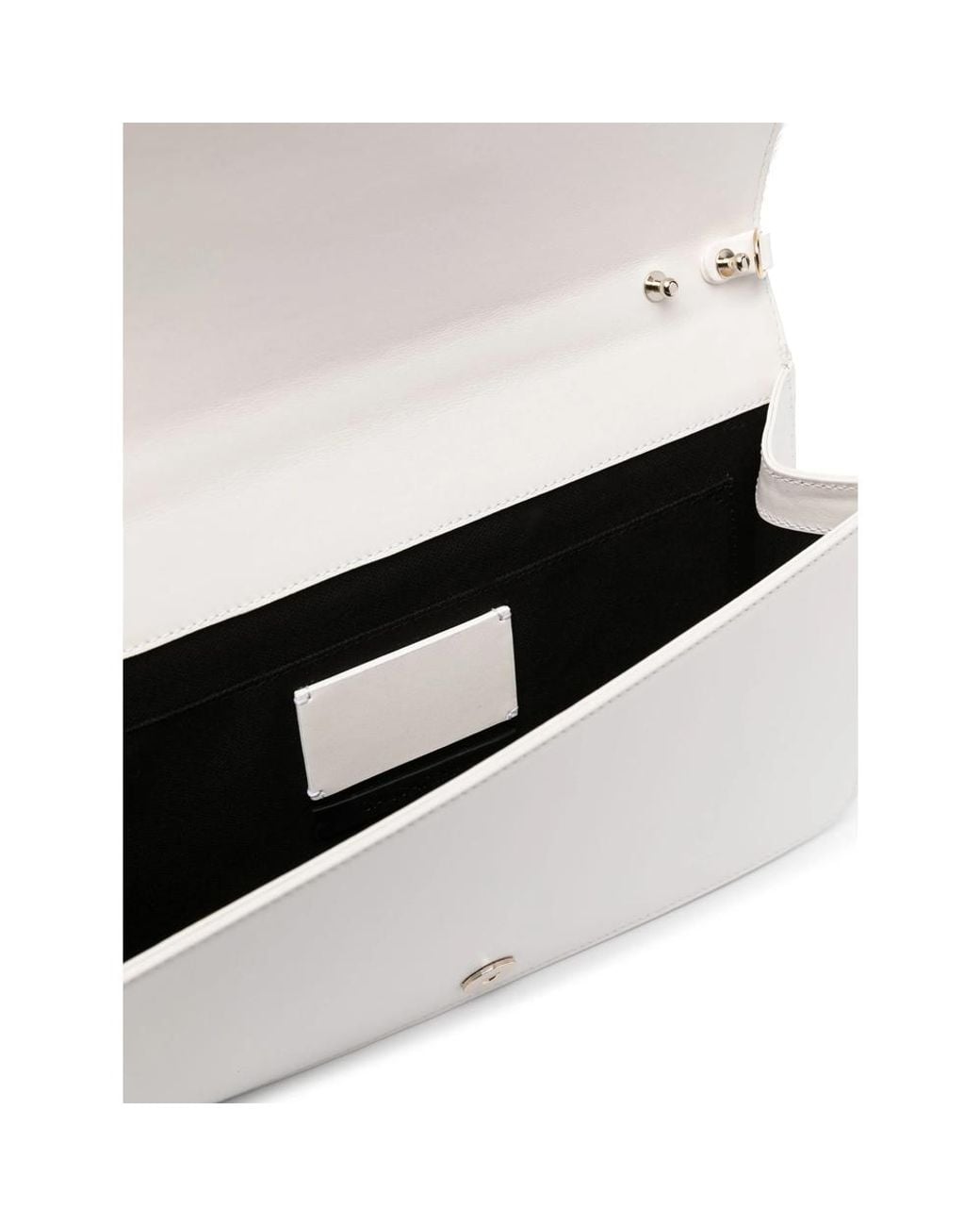 Calcaterra White Bag Calf Leather: 100