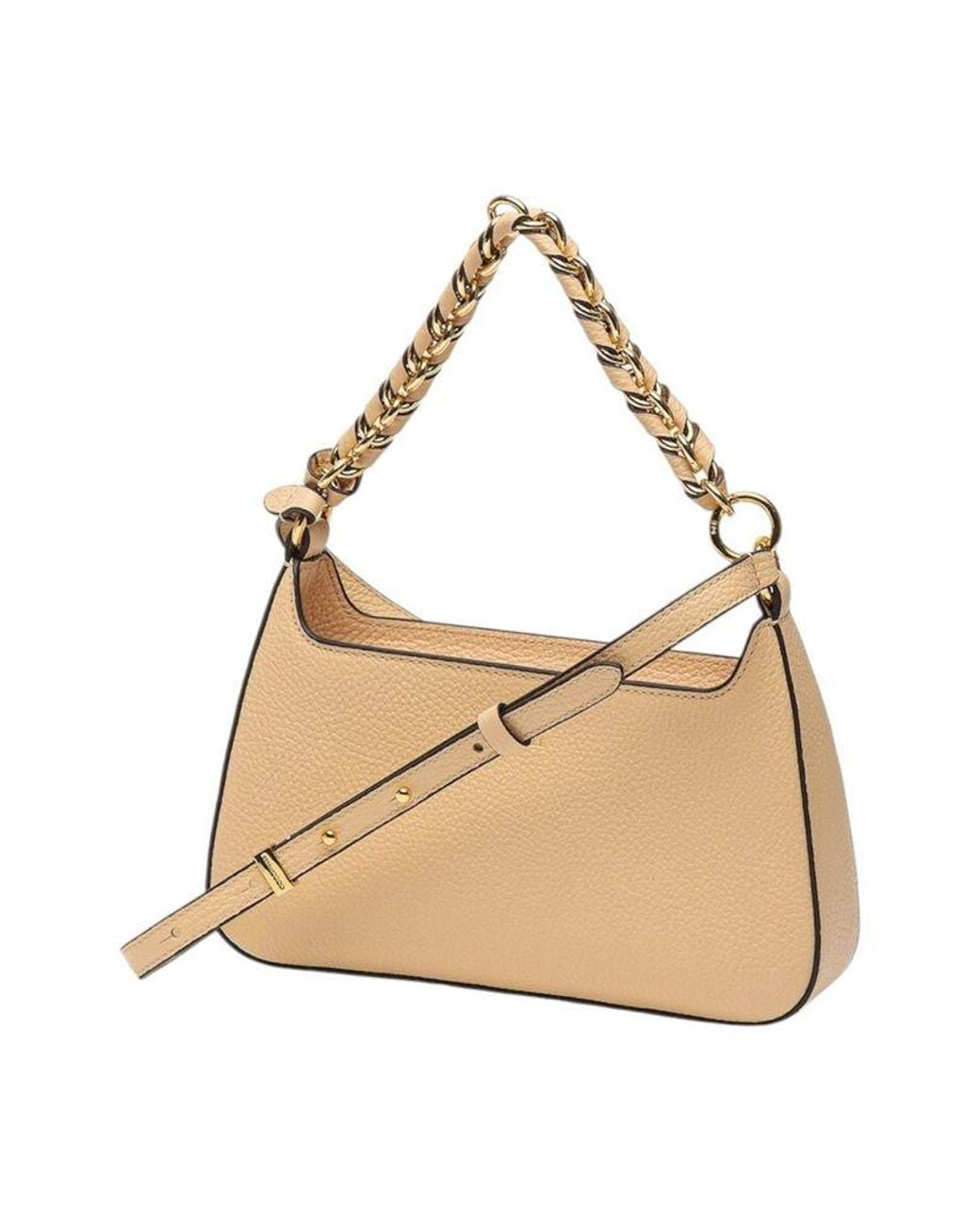 Coccinelle Metallic Shoulder Bag Cowhide Leather