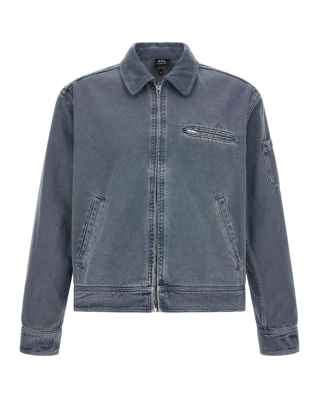 A.P.C. Blue Alexis Jacket for men