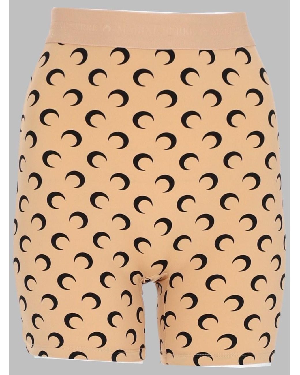 MARINE SERRE Natural Moon Slim-Fit Shorts Polyamide