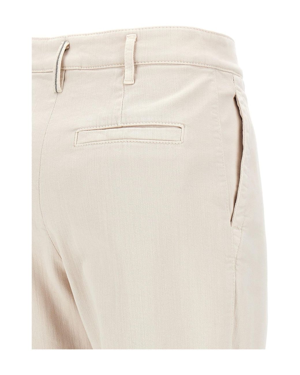 Brunello Cucinelli Natural Pants Mh137P5961_C871 Nwt