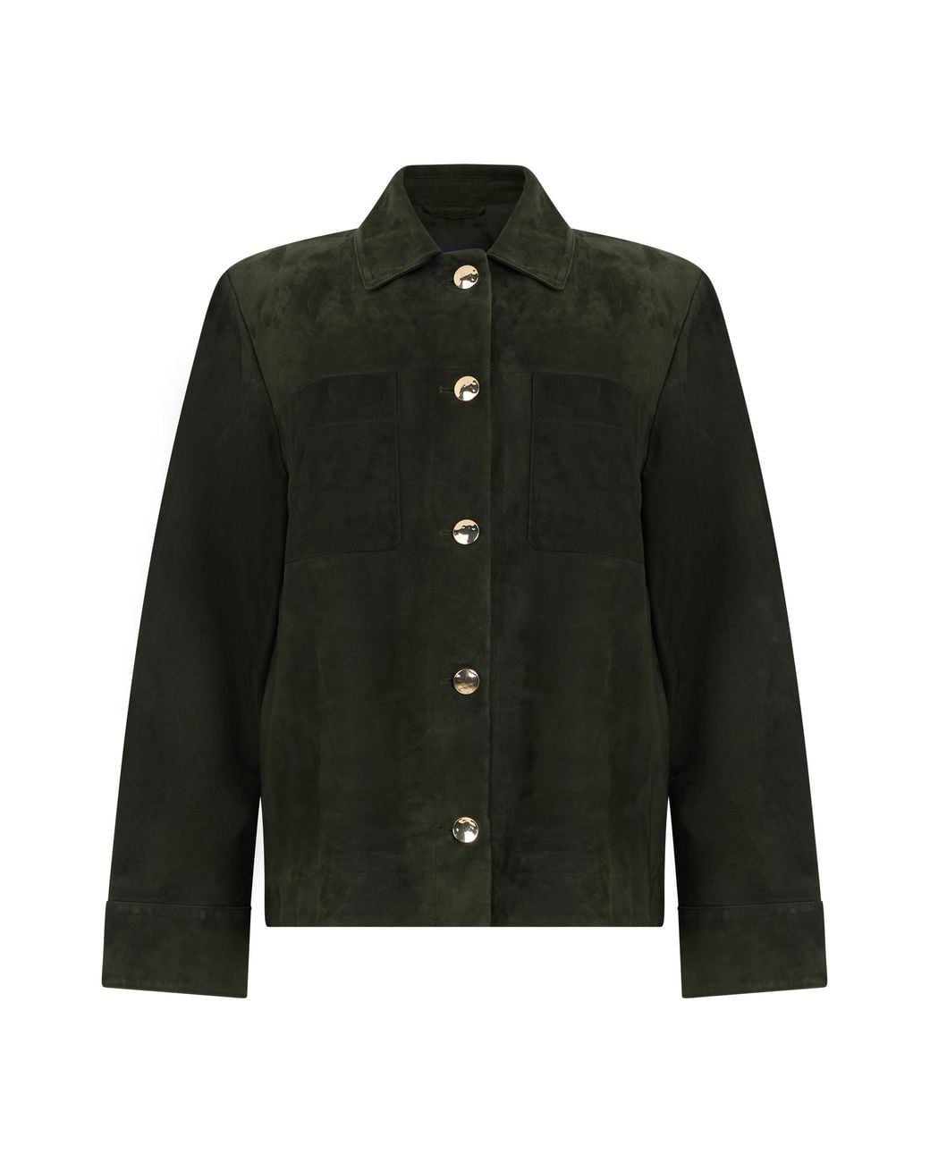 Max Mara Black Suede Jacket Lambskin Leather