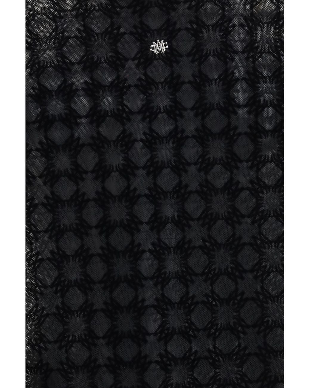 Amiri Black Semi-Transparent Top