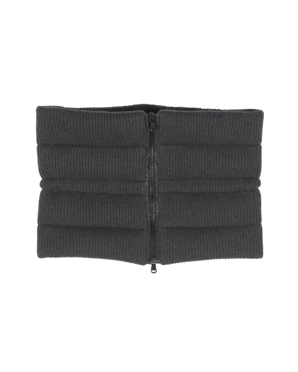 Brunello Cucinelli Black Scarf M012T5887C2615 Clothing