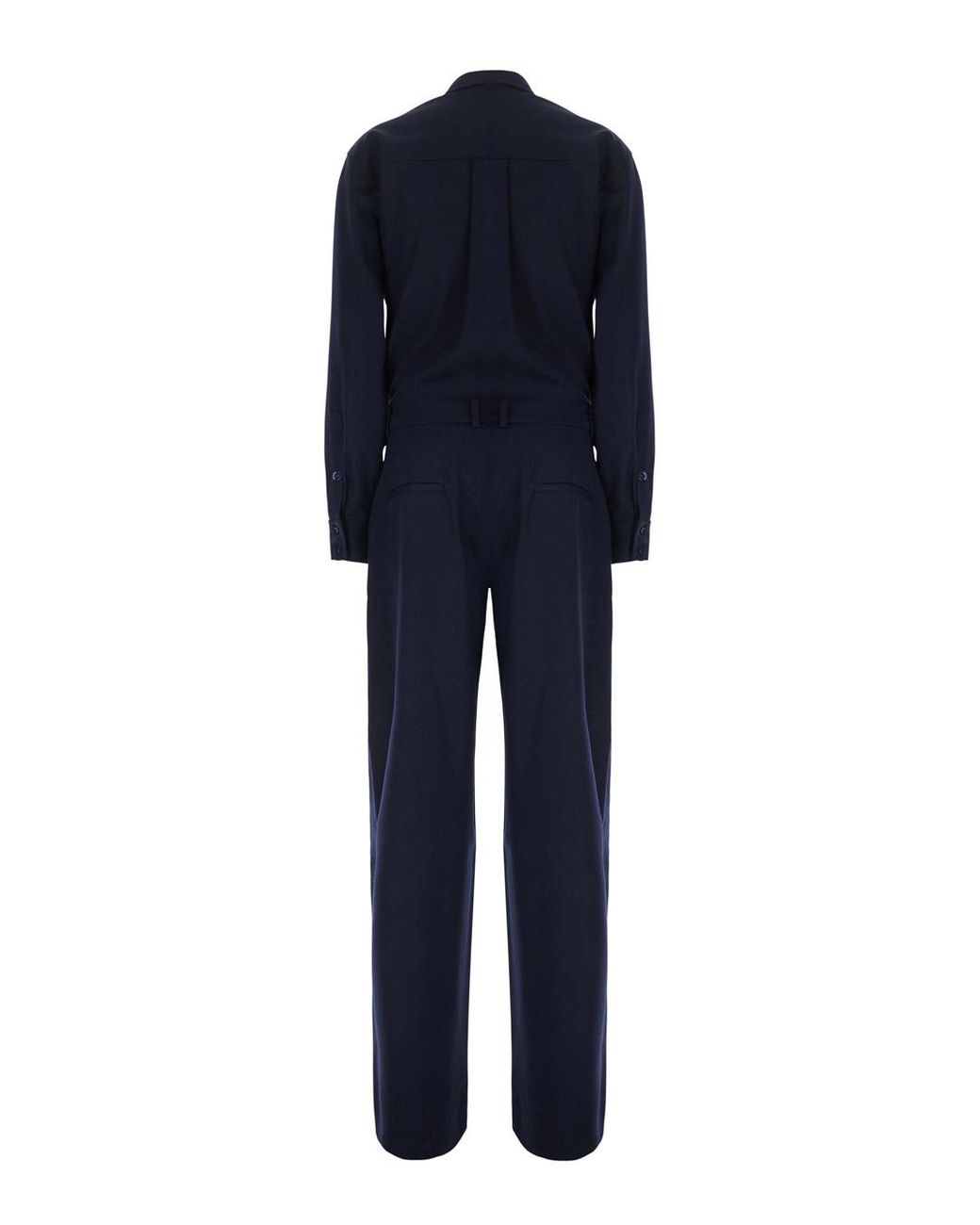 PT Torino Blue Jumpsuit With V-Neck Flannel Jumpsuits