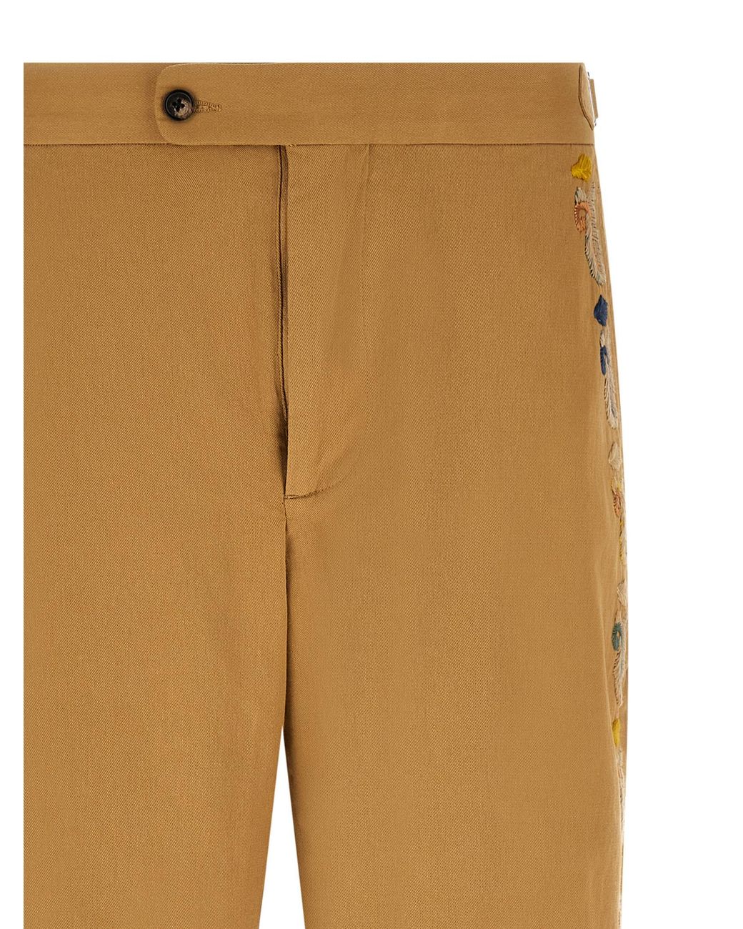 Bode Natural Cotton Casual Pants for men