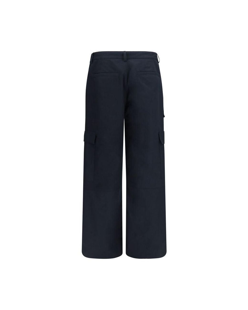 Balenciaga Blue Balenciaga Cotton Cargo Pants for men