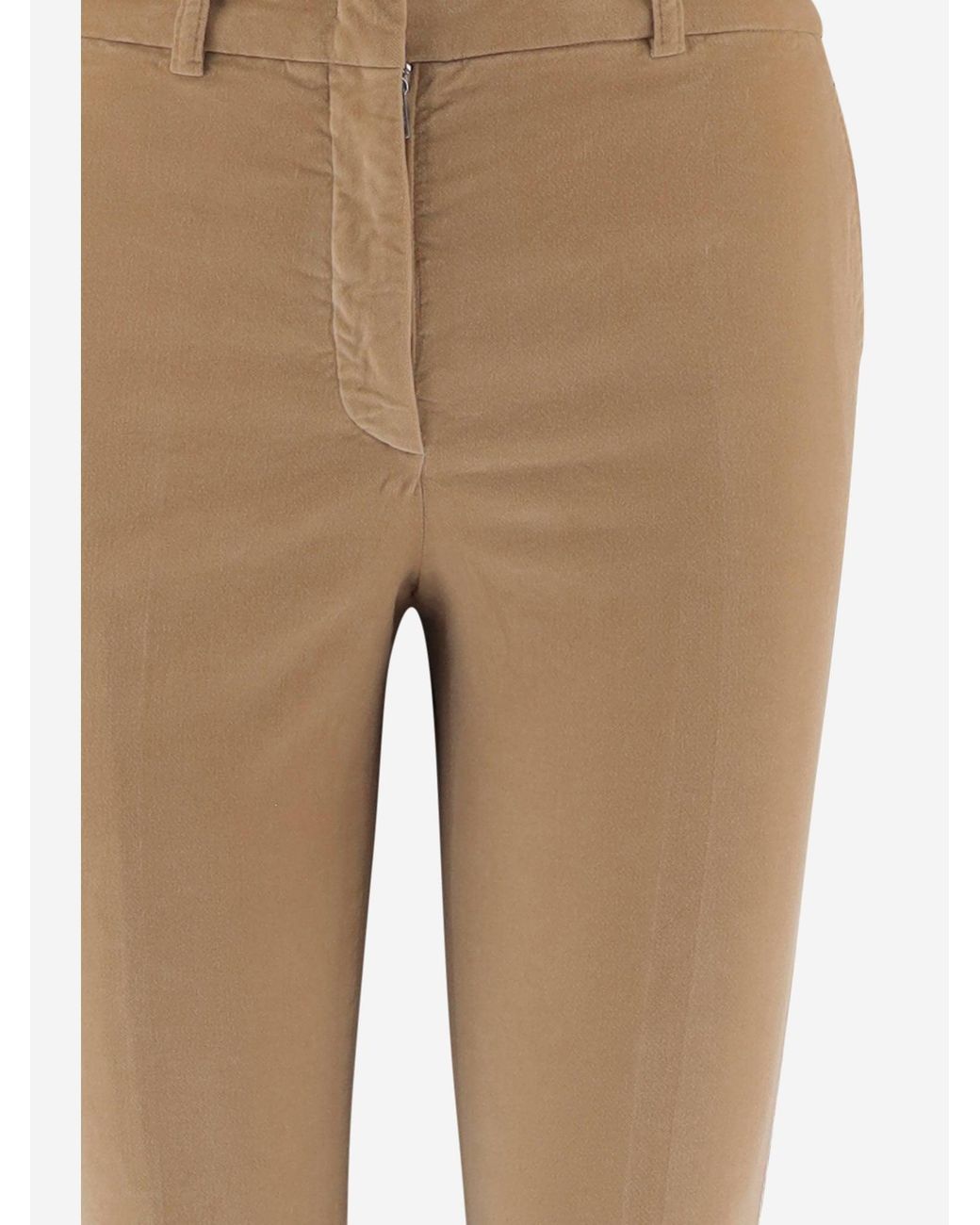 Ql2 Natural Stretch Cotton Corduroy Trousers