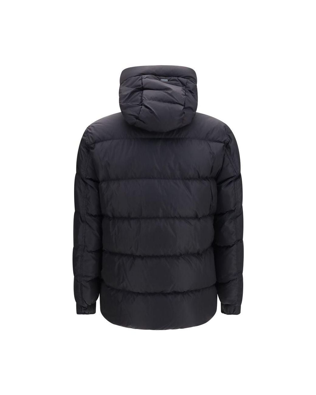 Herno Blue Goose Down Shell Jacket Clothing for men