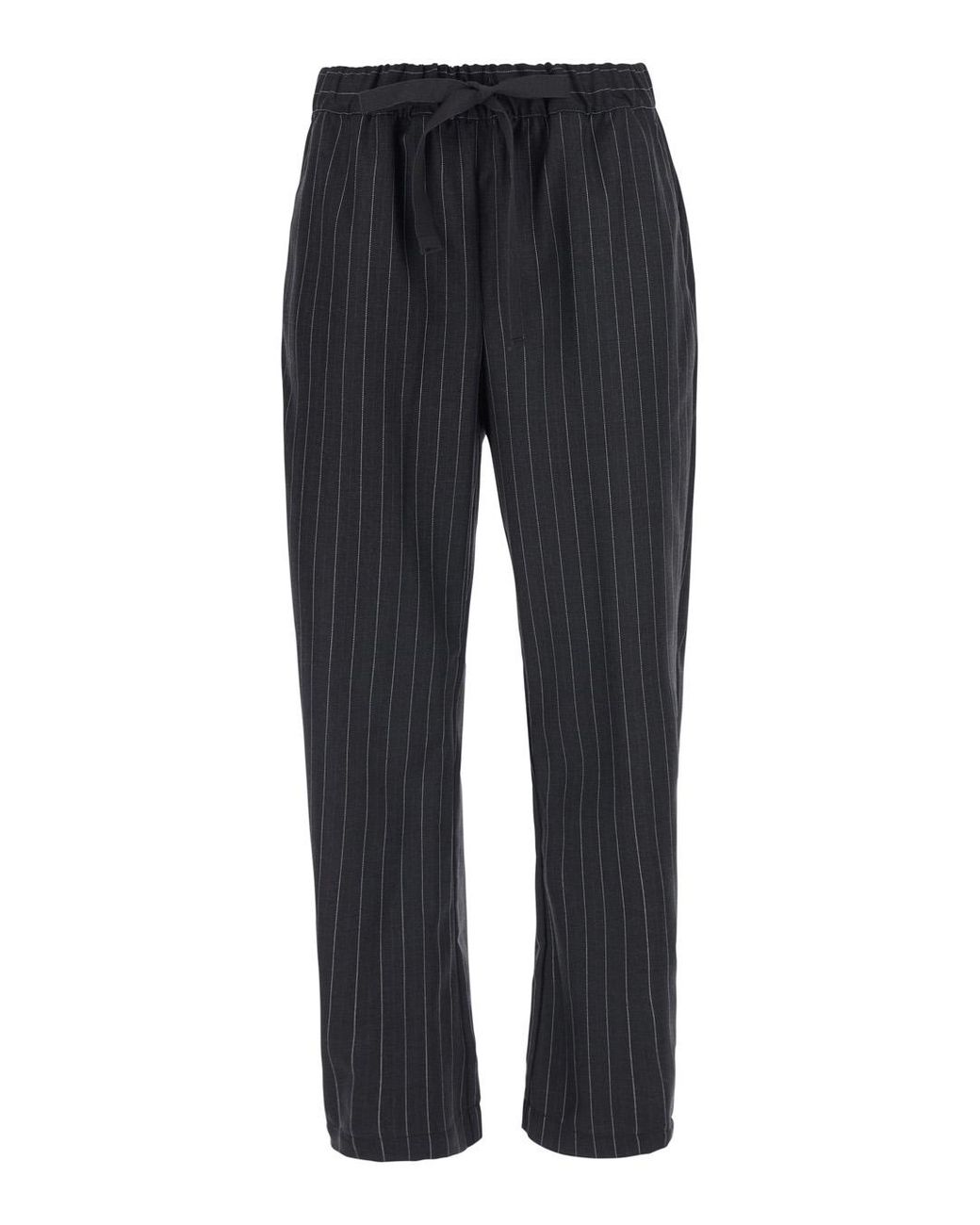 Semicouture Blue Pants Buddy Wool Trousers
