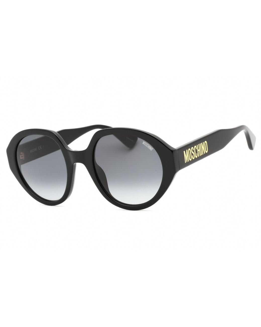 Moschino Black Moschino Mos126S Oval Plastic Frame Sunglasses
