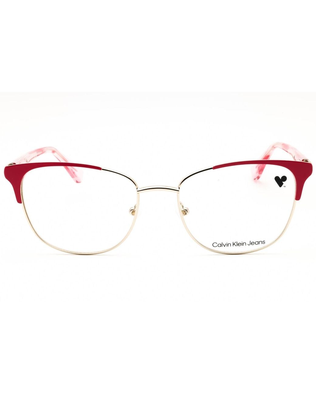 Calvin Klein Black Calvin Klein Jeans Ckj22218 Cat-Eye Metal Eyeglasses