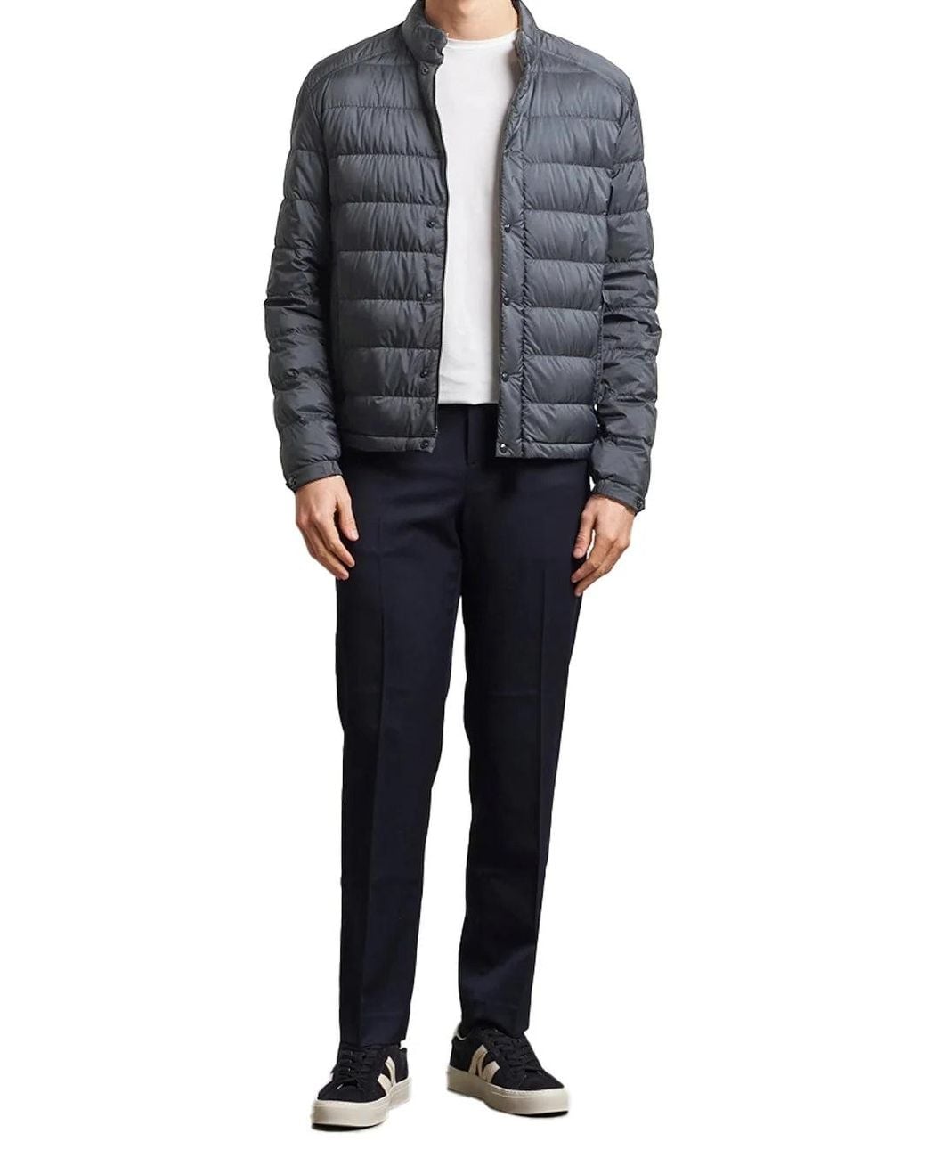 Moncler Gray Selves Giubbotto Jacket for men