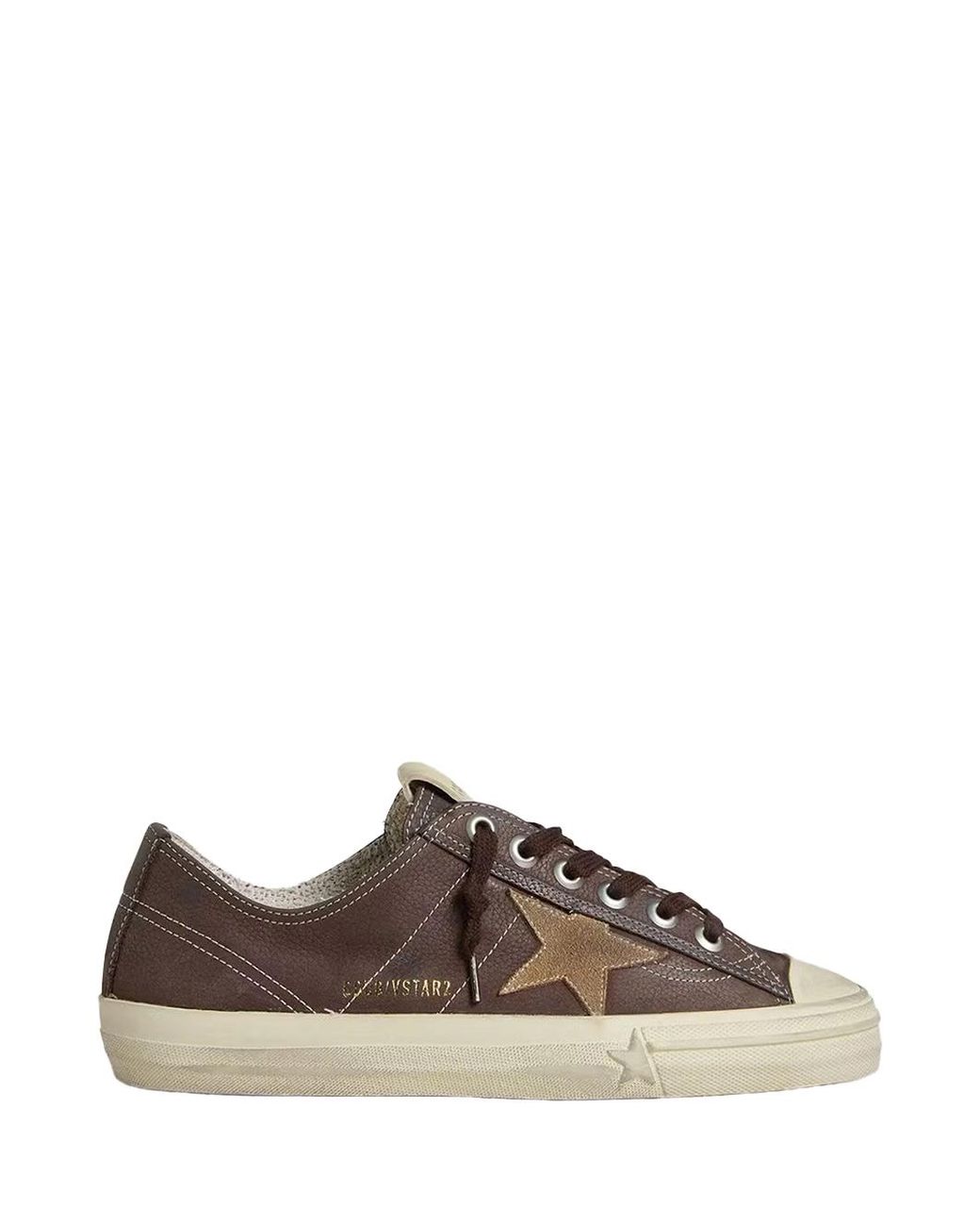 Golden Goose Deluxe Brand Brown Vstar Sneaker Tobacco