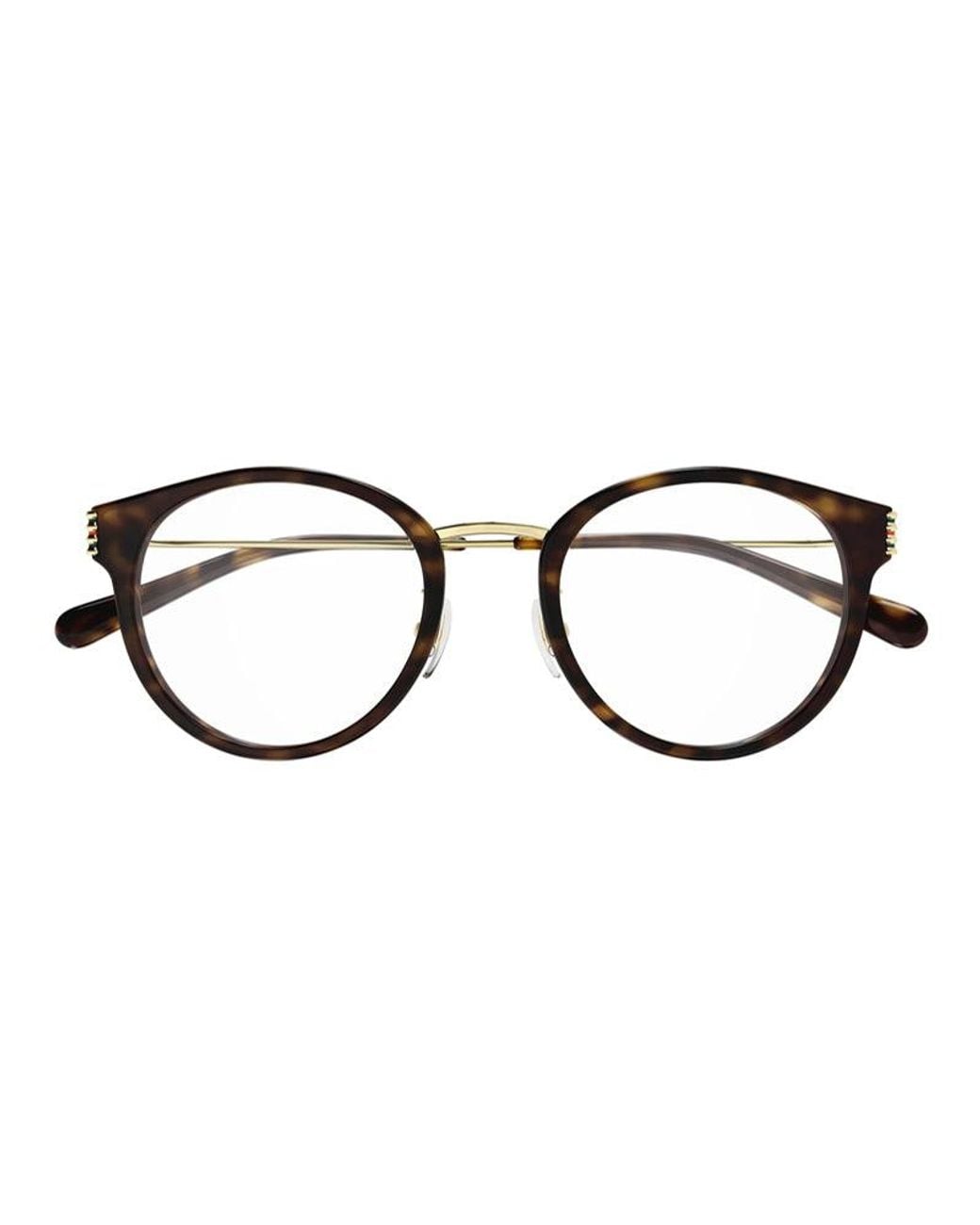Gucci Gucci Frame Eyeglasses in Brown | Lyst UK