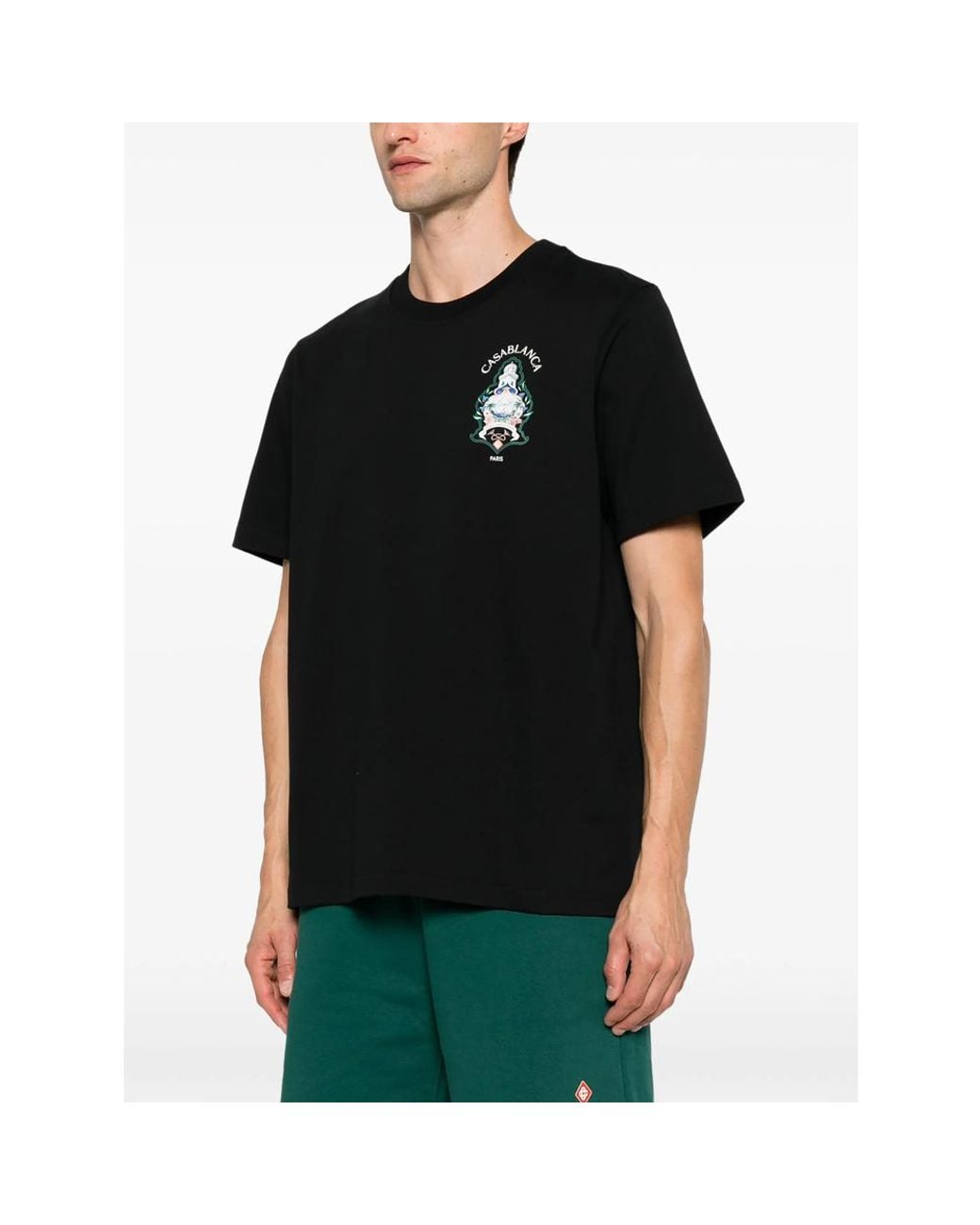 Casablanca Black T-Shirts & Vests for men