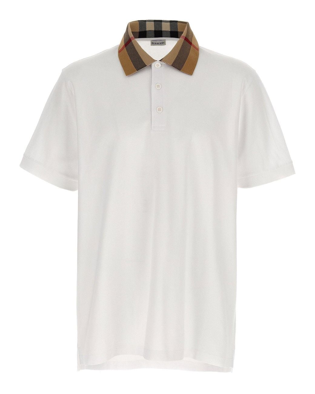 Burberry White Cody Polo Shirt for men