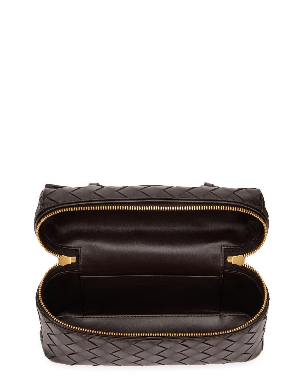 Bottega Veneta Multicolor Vanity Case Bang Woven Leather Calf Skin Bag