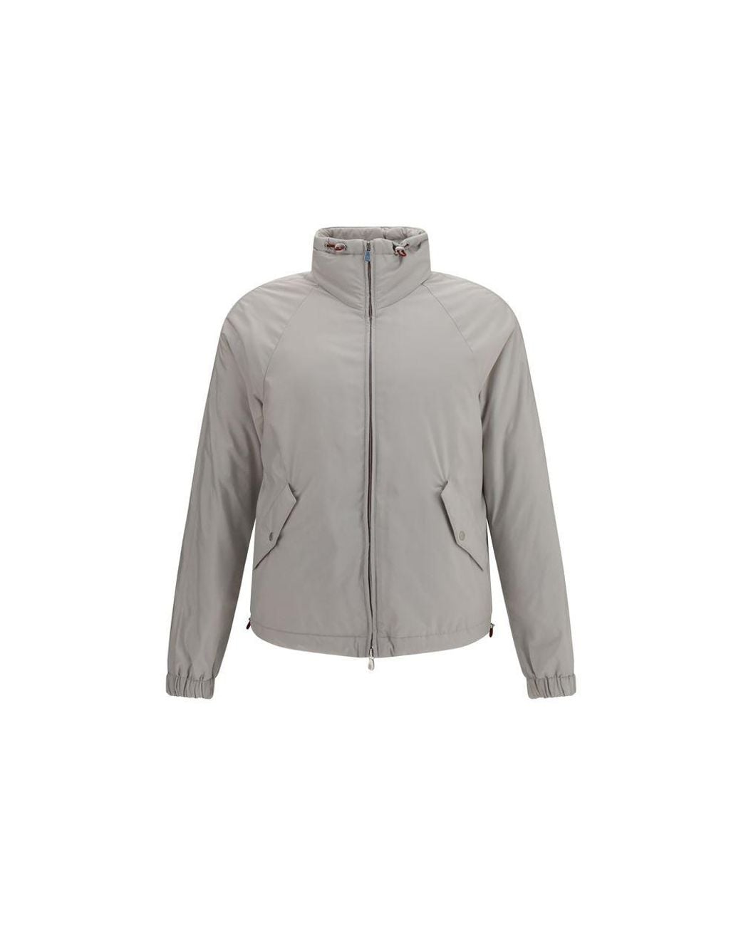 Brunello Cucinelli Gray Polyester Shell Jacket for men