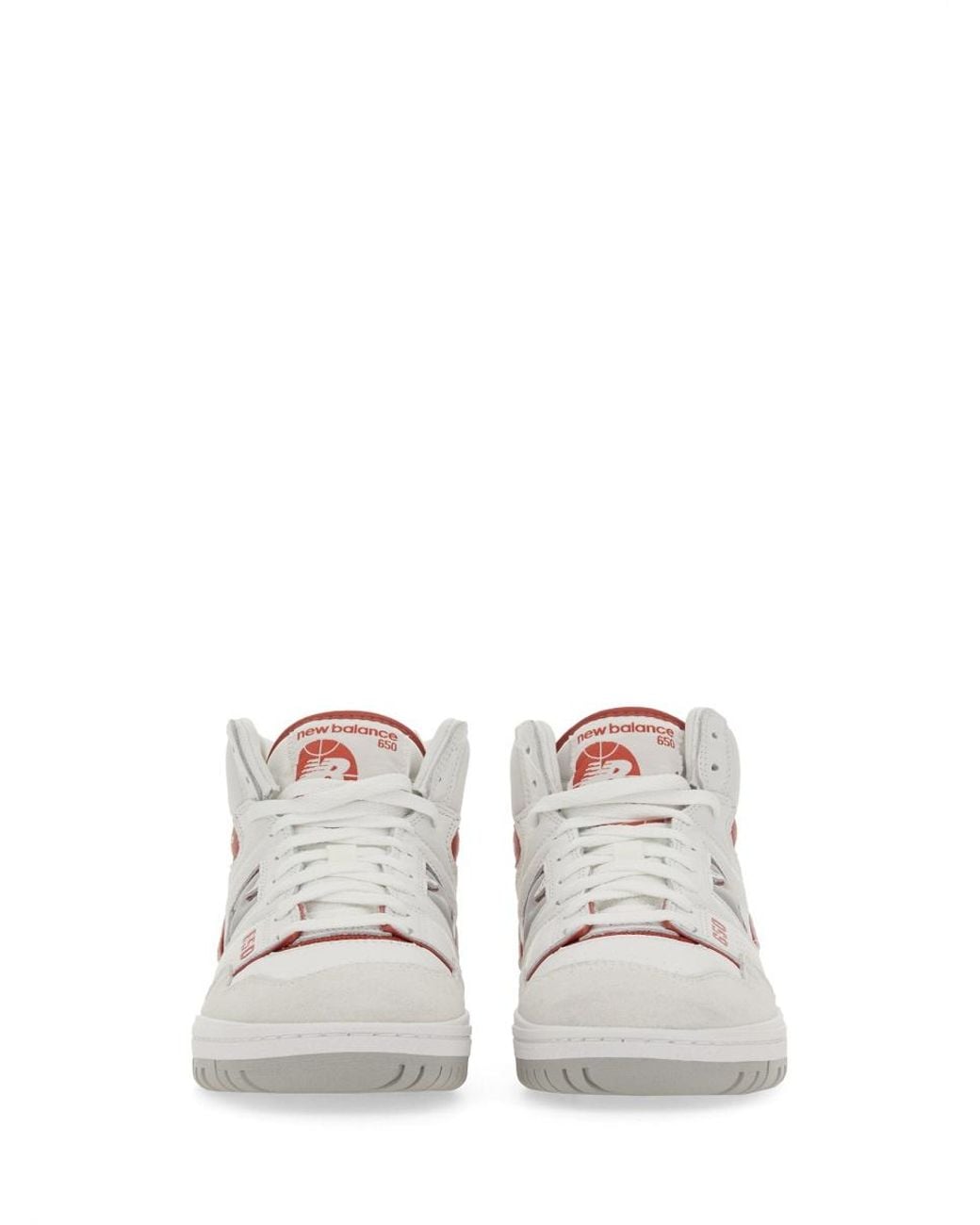 New Balance White Sneaker 650 Leather Trainers
