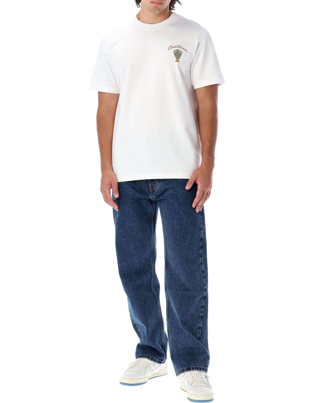 CASABLANCA Lamour En Fleur Printed T-shirt in White for Men | Lyst