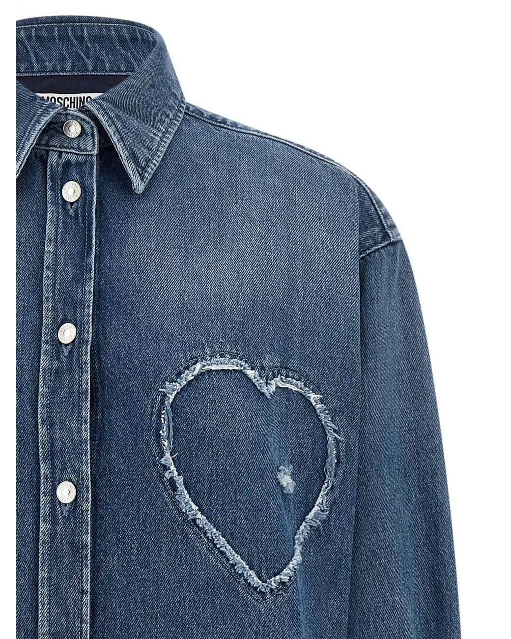 Moschino Blue 'Heart' Shirt